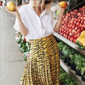 RIXO Women's Tina Tiger Skirt